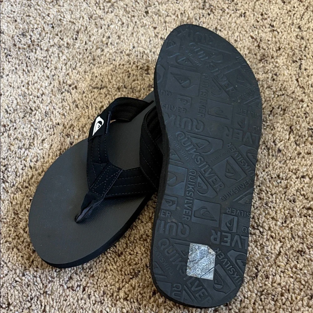 Quiksilver Dark Sandals with Logo - Picture 3 of 4